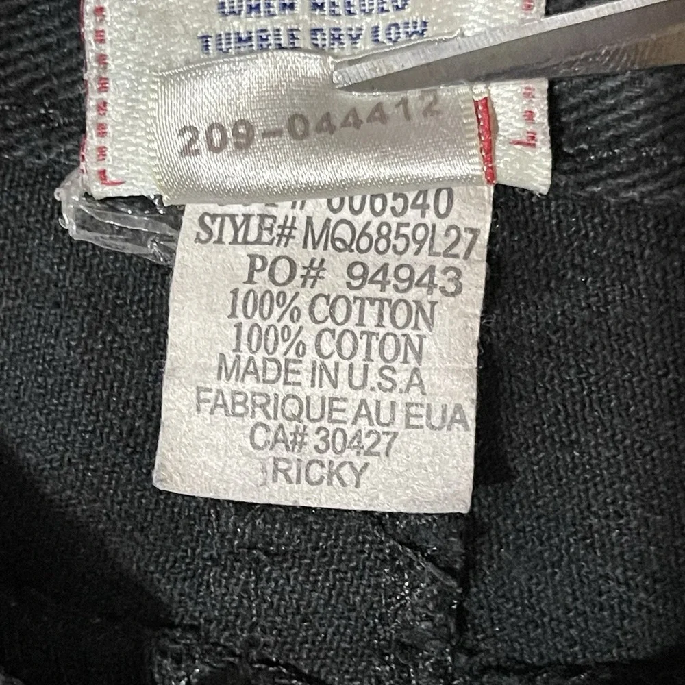 True Religion Ricky Super T Jeans Men 34x32 Black‎ Flap Pocket Thick Stitch USA